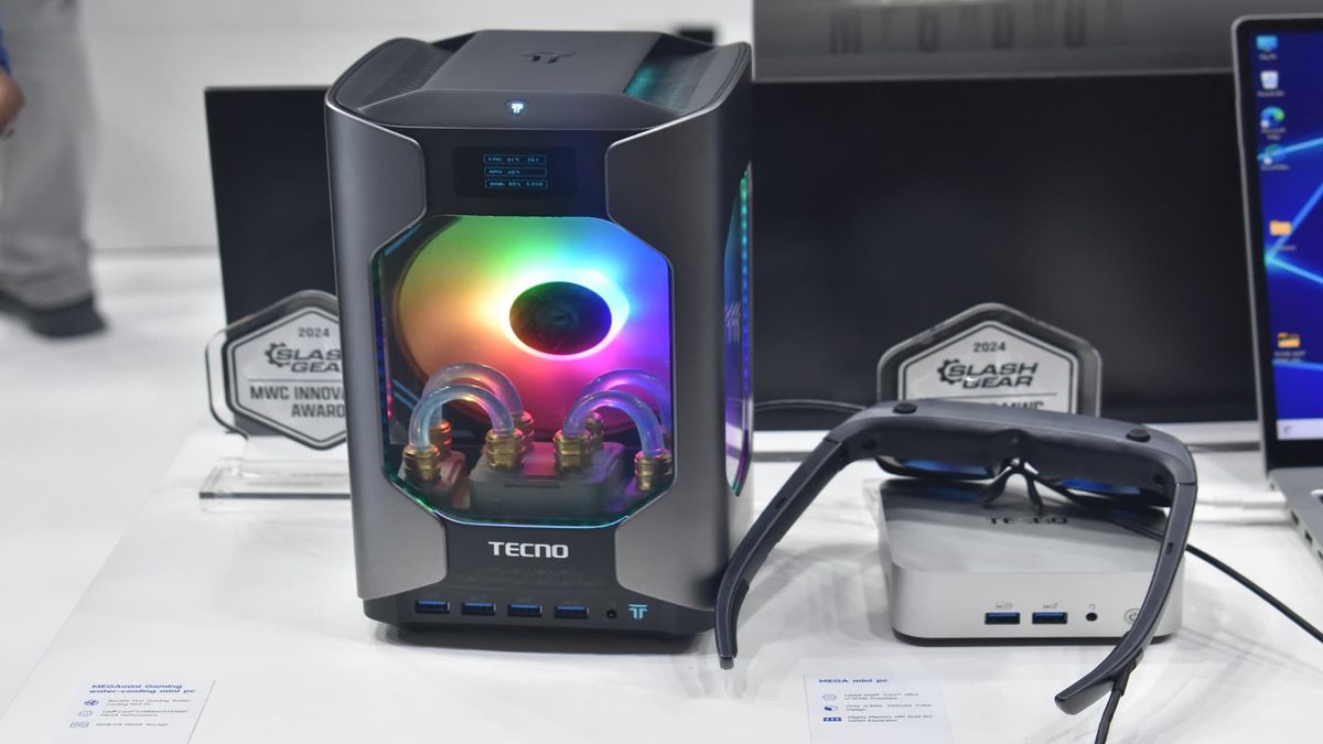Tecno presenta la PC para juegos refrigerada por agua más pequeña, completa con CPU Intel Core Ultra y GPU RTX 4060