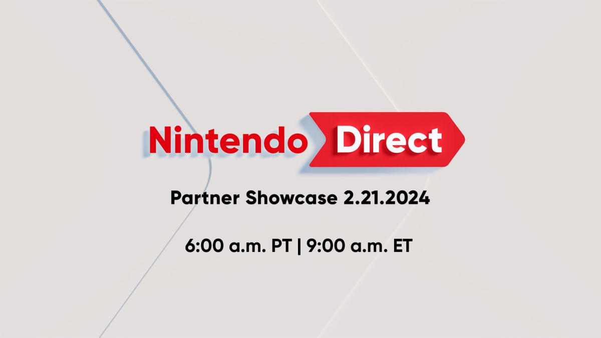 Nintendo Direct: Partner Showcase programado para el 21 de febrero, incluirá juegos de Switch en la primera mitad de 2024