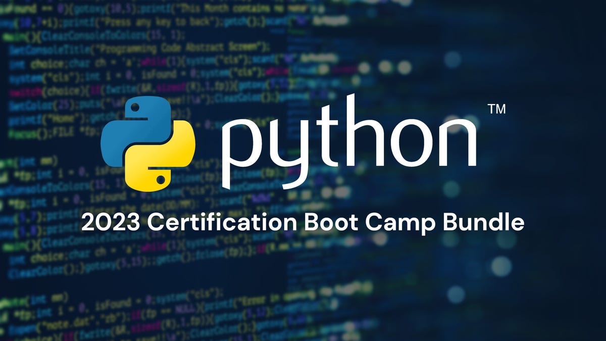 Aprenda Python con este curso de preparación para la certificación, a la venta por $18 ahora mismo