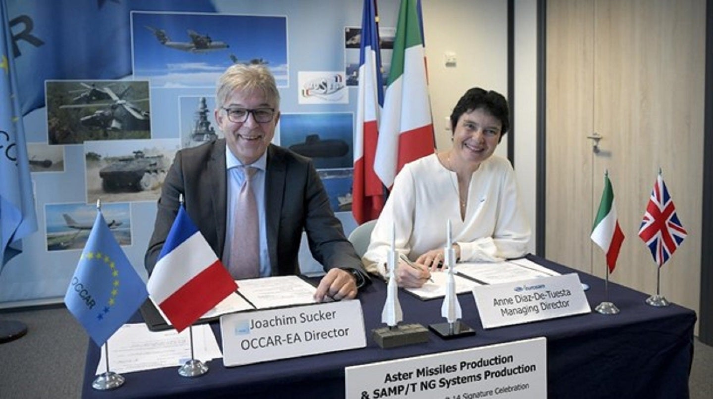 Francia, Italia y el Reino Unido mejoran la defensa aérea gracias al cambio de contrato de la OCCAR