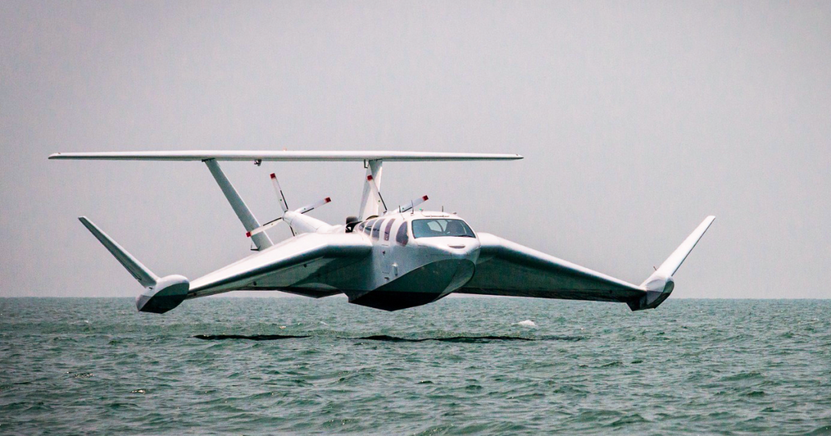 Avión Airfish-8 con efecto de ala en tierra programado para entrar en servicio en 2025