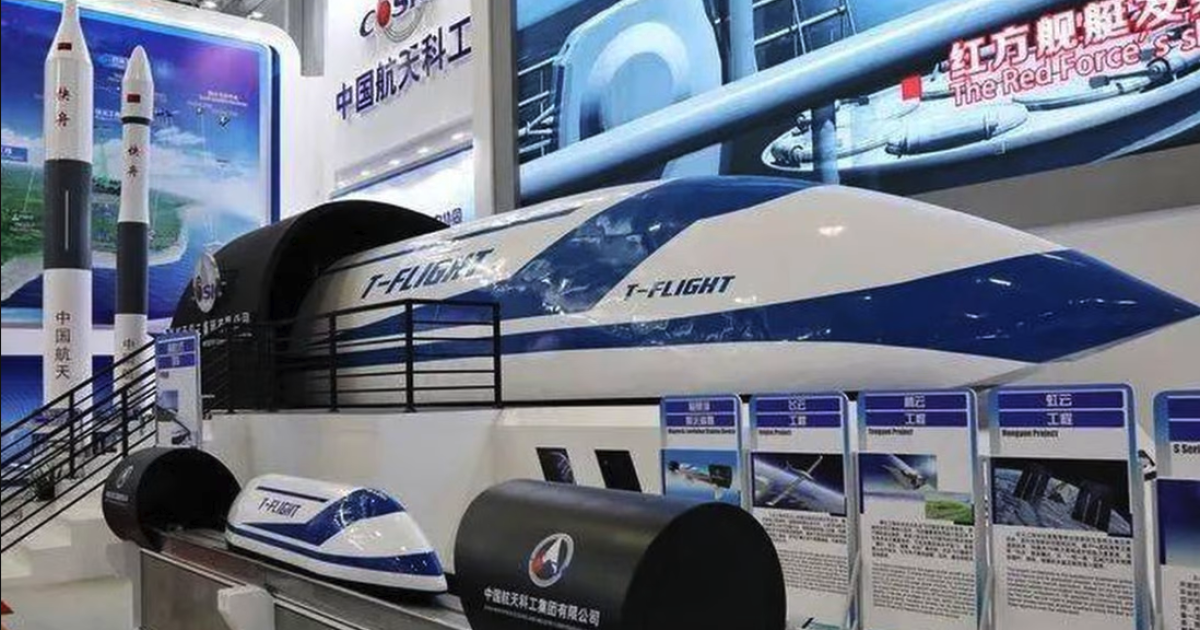 China logra un nuevo récord de velocidad con un tren maglev de tubos de vacío