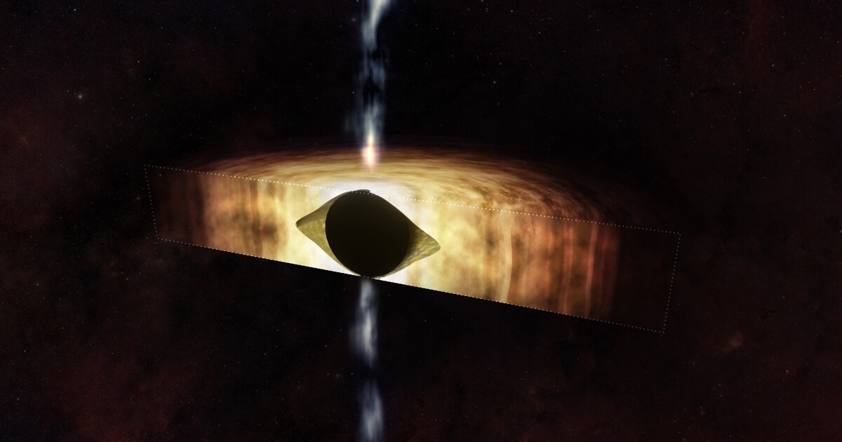 El agujero negro de nuestra galaxia gira tan rápido que deforma el espacio-tiempo hasta convertirlo en una pelota de fútbol