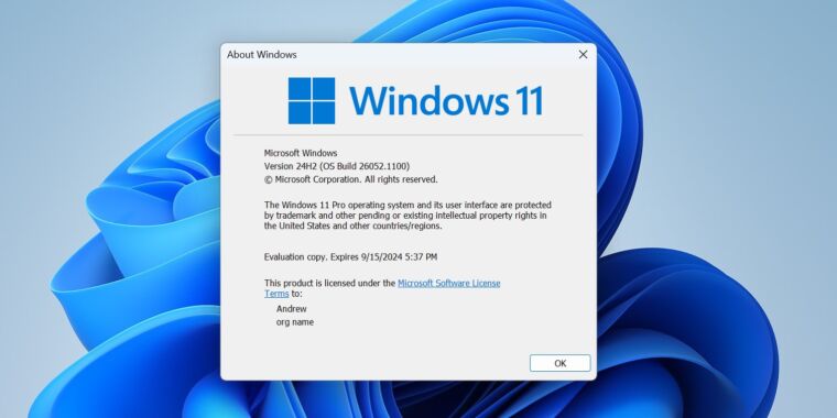 Microsoft comienza a probar Windows 11 24H2 a medida que toma forma la gran actualización de este año