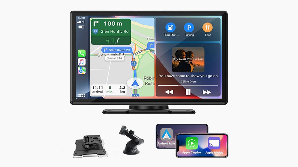 Agregue Apple CarPlay o Android Auto a cualquier automóvil con esta pantalla de $100