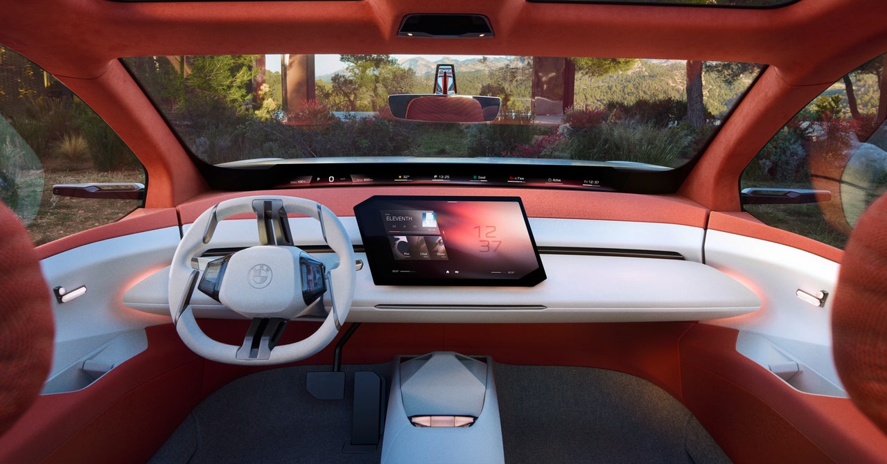 El Vision Neue Klasse X de BMW tiene una pantalla que abarca todo el automóvil y un cerebro ‘alegría’