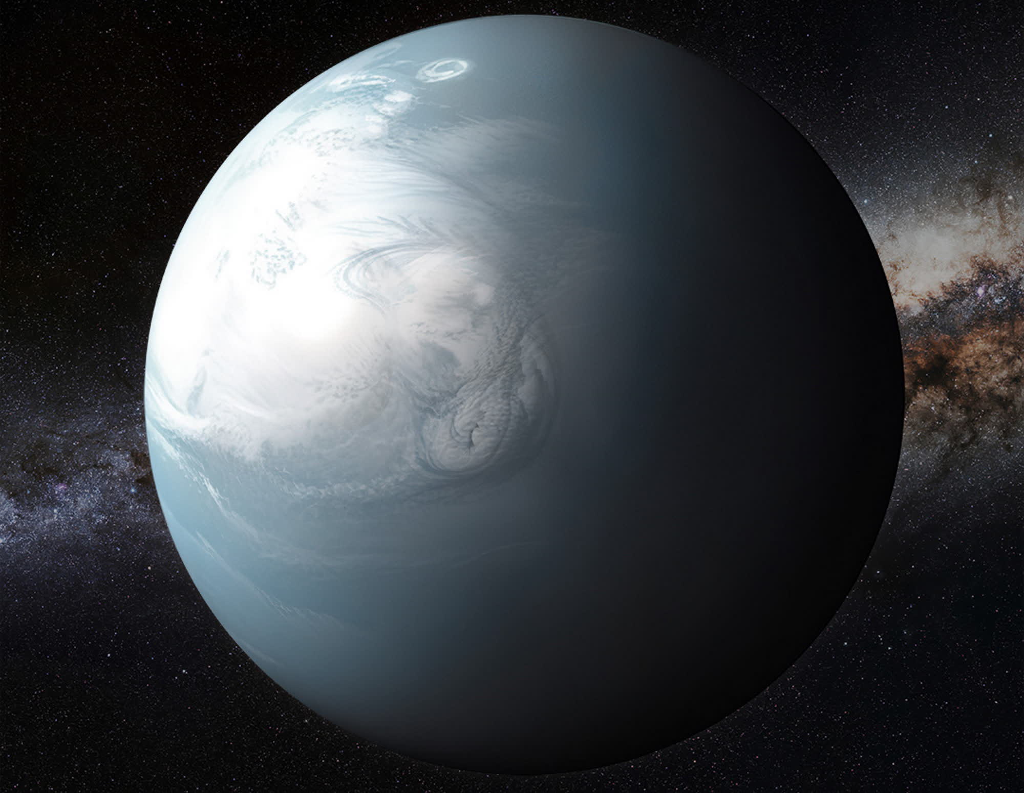 Este exoplaneta «hycean» podría estar cubierto por un océano en ebullición