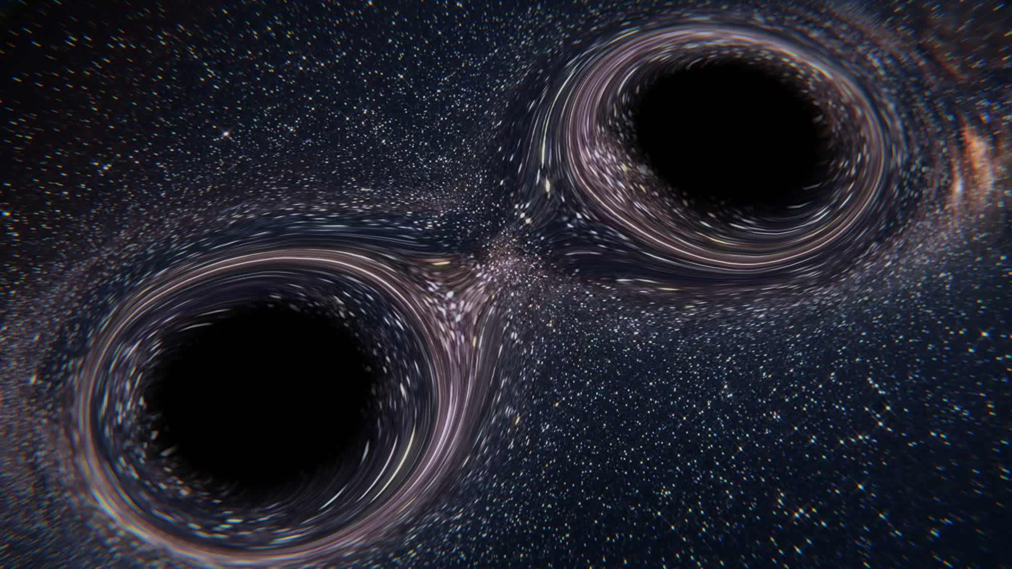 Los astrónomos descubren por qué un sistema binario de agujeros negros tiene contratiempos
