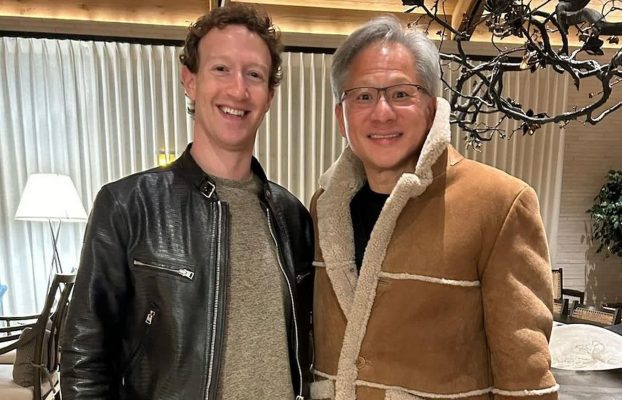 Mark Zuckerberg se reúne con el director ejecutivo de Nvidia, Jensen Huang, y lo llama el «Taylor Swift de la tecnología»