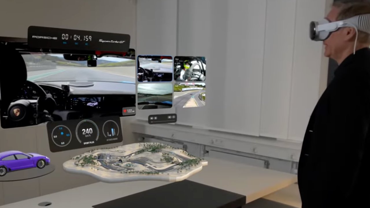 Porsche anuncia una nueva aplicación de cabina de carreras para Apple Vision Pro