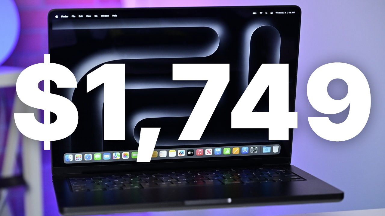 Obtenga la mejor oferta para el MacBook Pro M3 Pro de Apple a $ 1,749