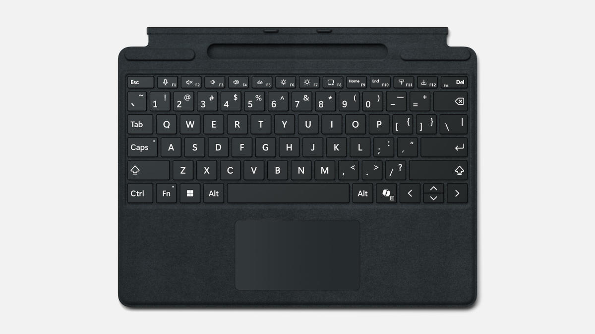 El último teclado Surface Pro de Microsoft tiene teclas en negrita para mejorar la legibilidad