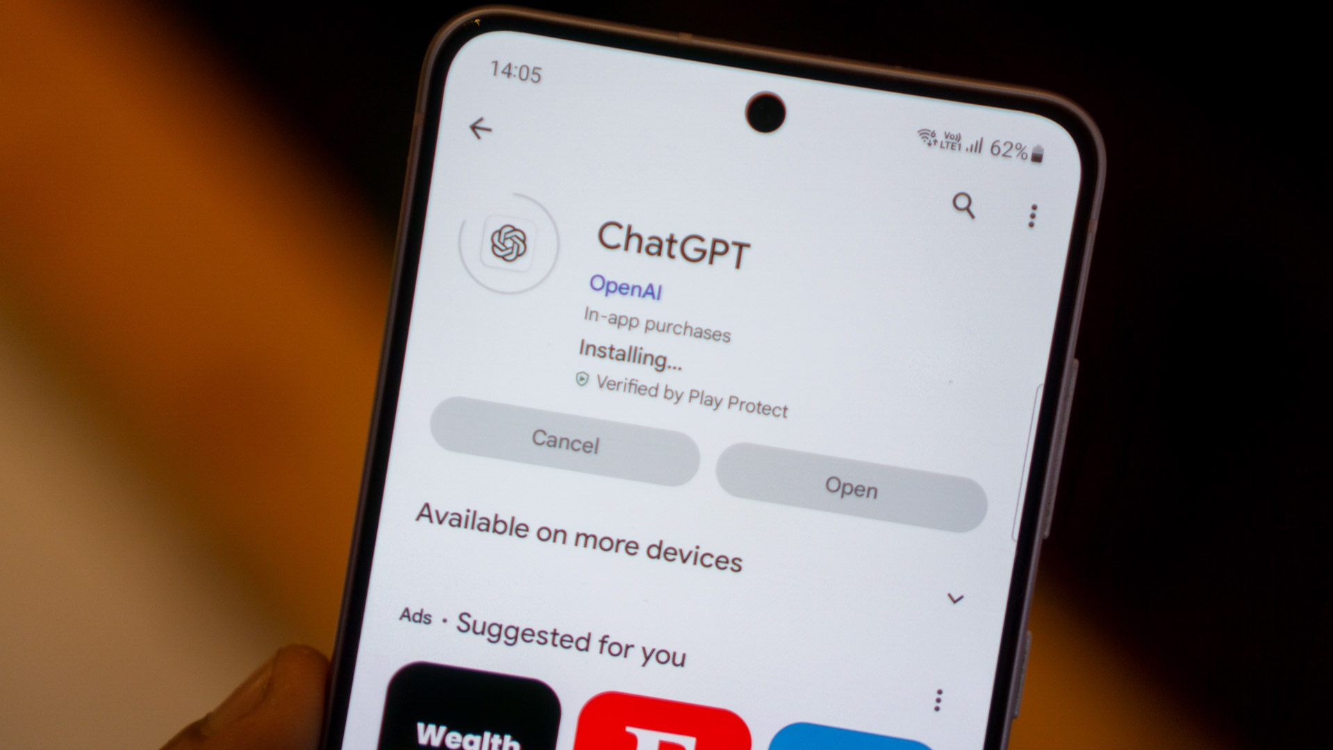 La aplicación ChatGPT toma prestada una función útil de su versión web