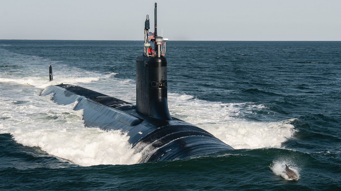 HII celebra exitosas pruebas en el mar del submarino clase Virginia número 23
