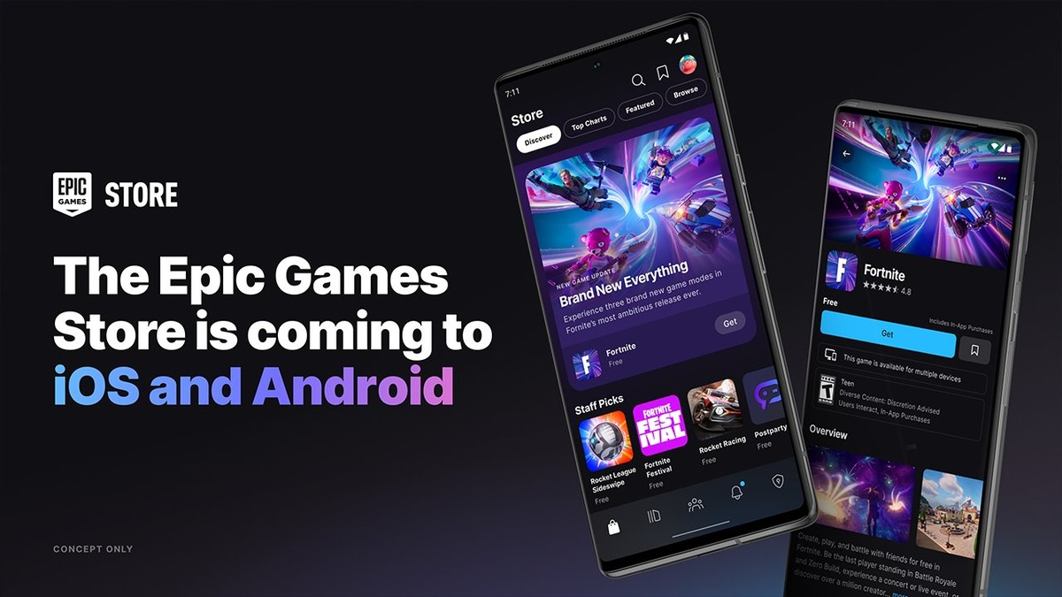 Epic Games Store se prepara para el lanzamiento de Android con un adelanto