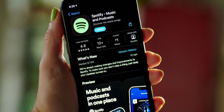 Spotify gana mientras la UE ordena a Apple pagar 2 mil millones de dólares y cambiar las reglas de la App Store
