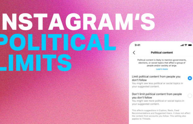 Minuto TechCrunch: probablemente estés viendo menos noticias y política en Instagram.  Este es el por qué
