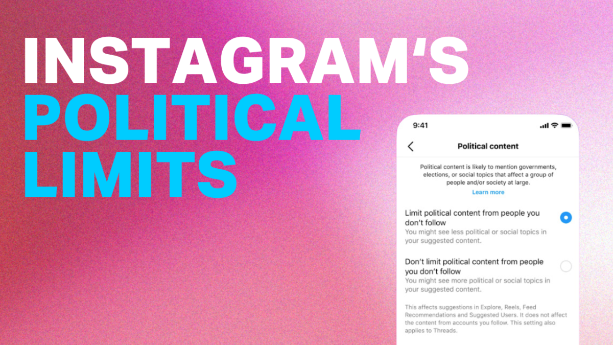 Minuto TechCrunch: probablemente estés viendo menos noticias y política en Instagram.  Este es el por qué