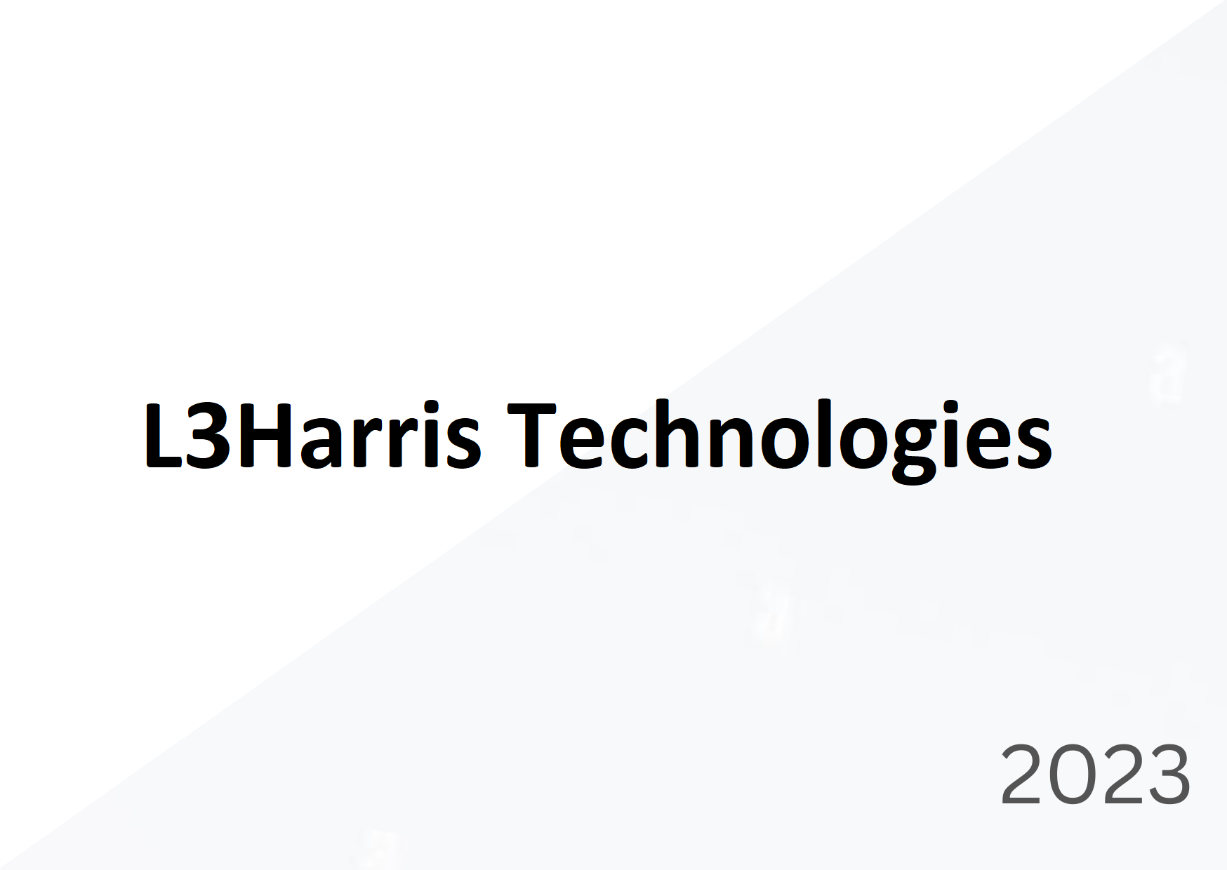 Premios a la excelencia en tecnología naval 2023: L3Harris Technologies