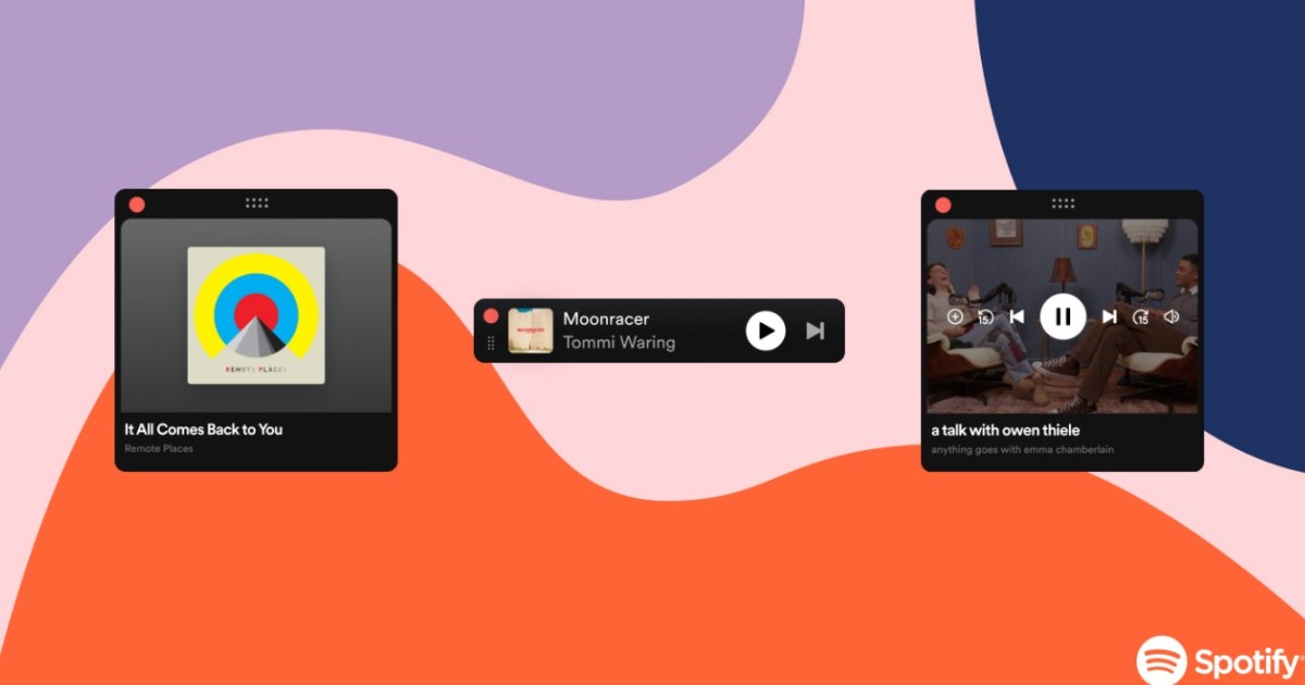 El nuevo minirreproductor de escritorio de Spotify es una bendición para los multitarea