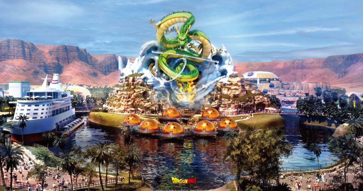 Mira el espectacular parque temático de Dragon Ball en Arabia Saudita