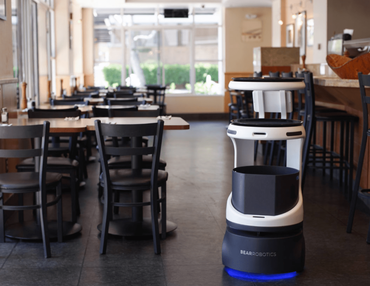 Bear Robotics, una startup de robots camareros, acaba de recibir 60 millones de dólares de LG