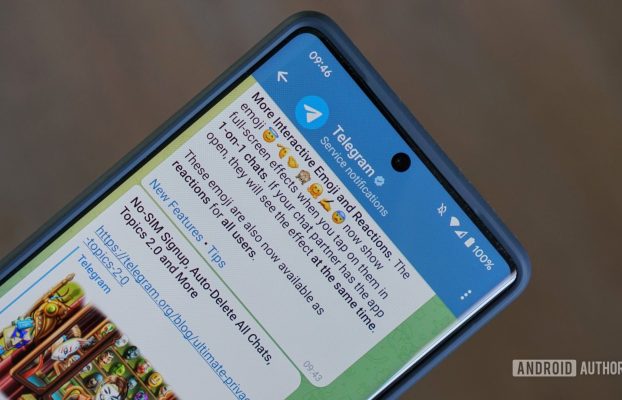 Las herramientas de denuncia de Telegram invitan a los usuarios a denunciar chats ilegales