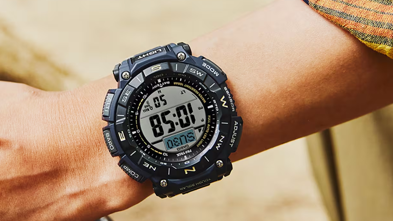 Los nuevos relojes Pro Trek de Casio tienen una textura desigual porque están fabricados con bioplásticos