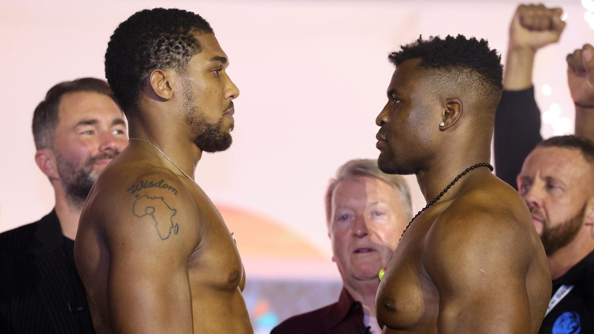 Mire Anthony Joshua contra Francis Ngannou: transmisión en vivo del boxeo de peso pesado desde cualquier lugar