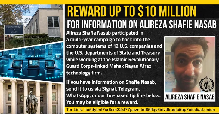 Estados Unidos acusa a un hacker iraní y ofrece una recompensa de 10 millones de dólares por su captura