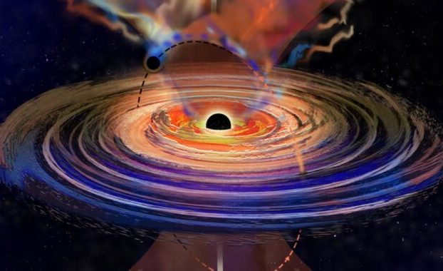 Los astrónomos han resuelto el misterio de por qué este agujero negro tiene hipo