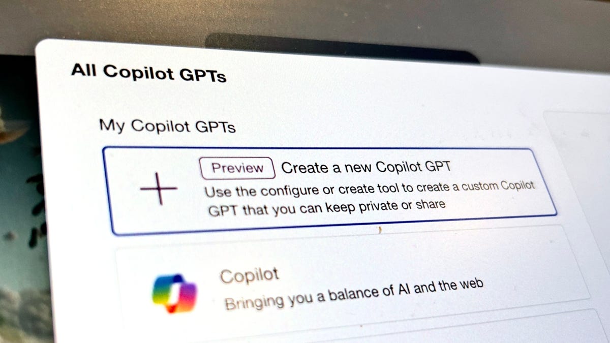 Ahora puedes crear tu propio Copilot GPT personalizado.  Así es cómo