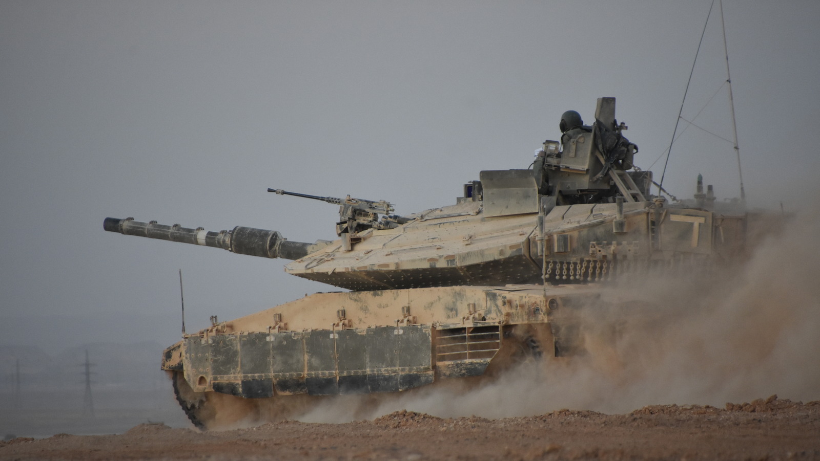 Todo sobre el tanque de batalla principal Merkava fabricado en Israel