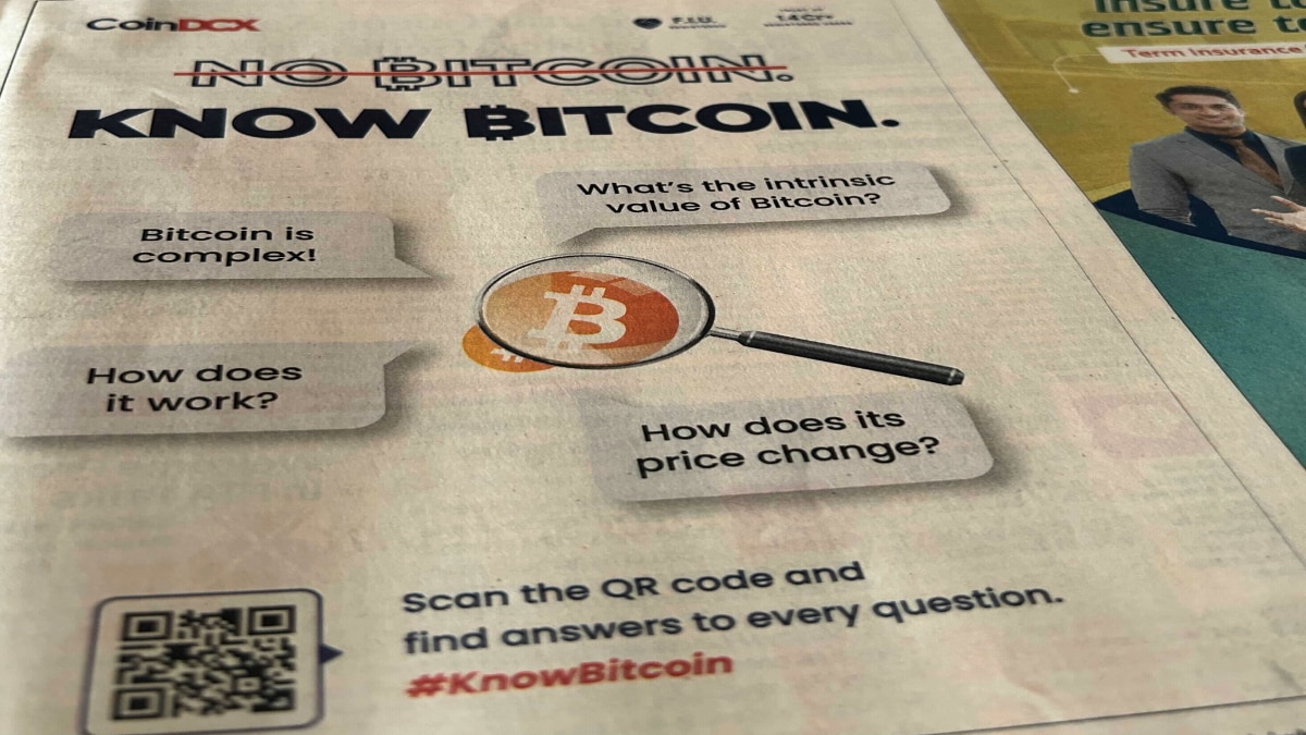 CoinDCX lanza la campaña KnowBitcoin para combatir el sentimiento de «no Bitcoin» y ofrece recompensas BTC