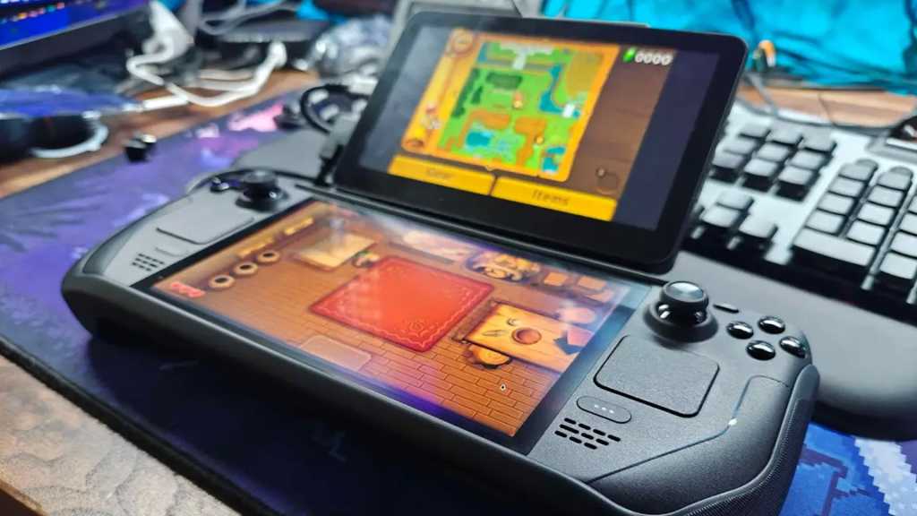 El mod Steam Deck la convierte en una Nintendo DS gigantesca