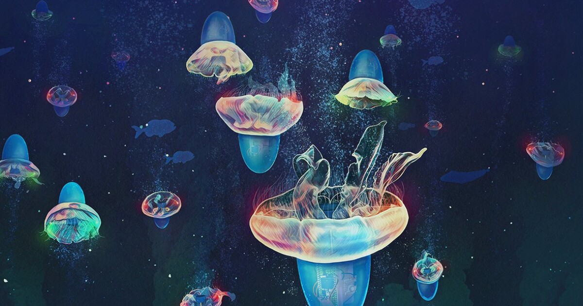 Las veloces medusas biohíbridas son en parte gelatinosas y en parte mecánicas