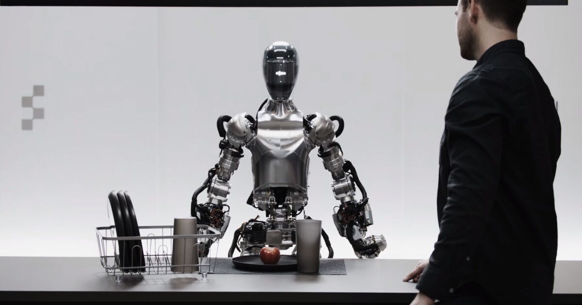 El robot humanoide de la figura ahora puede conversar con personas