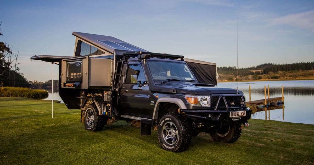 La caravana Inkunzi convierte al Toyota Land Cruiser en un micro-RV furioso