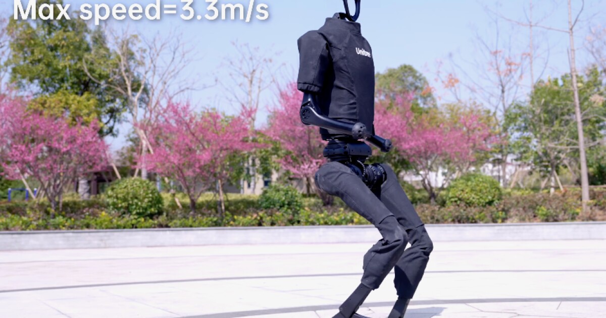 Unitree logra el récord mundial de velocidad al caminar para el robot bípedo humanoide H1