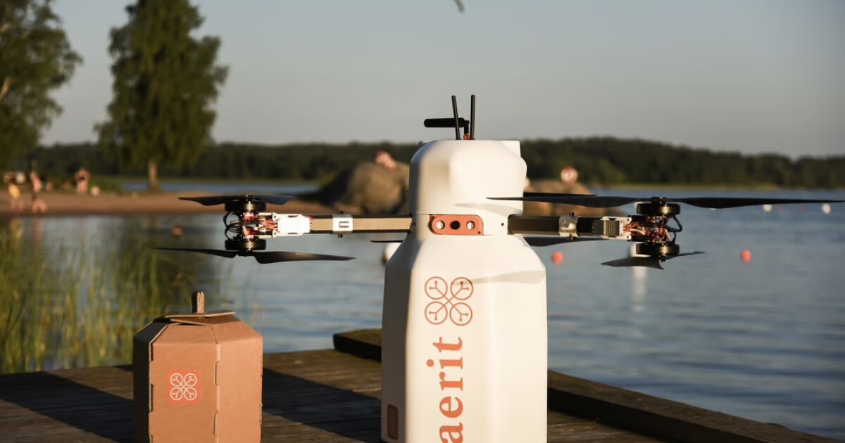 Drones con «latas de leche voladoras» comenzarán a entregar alimentos en Suecia