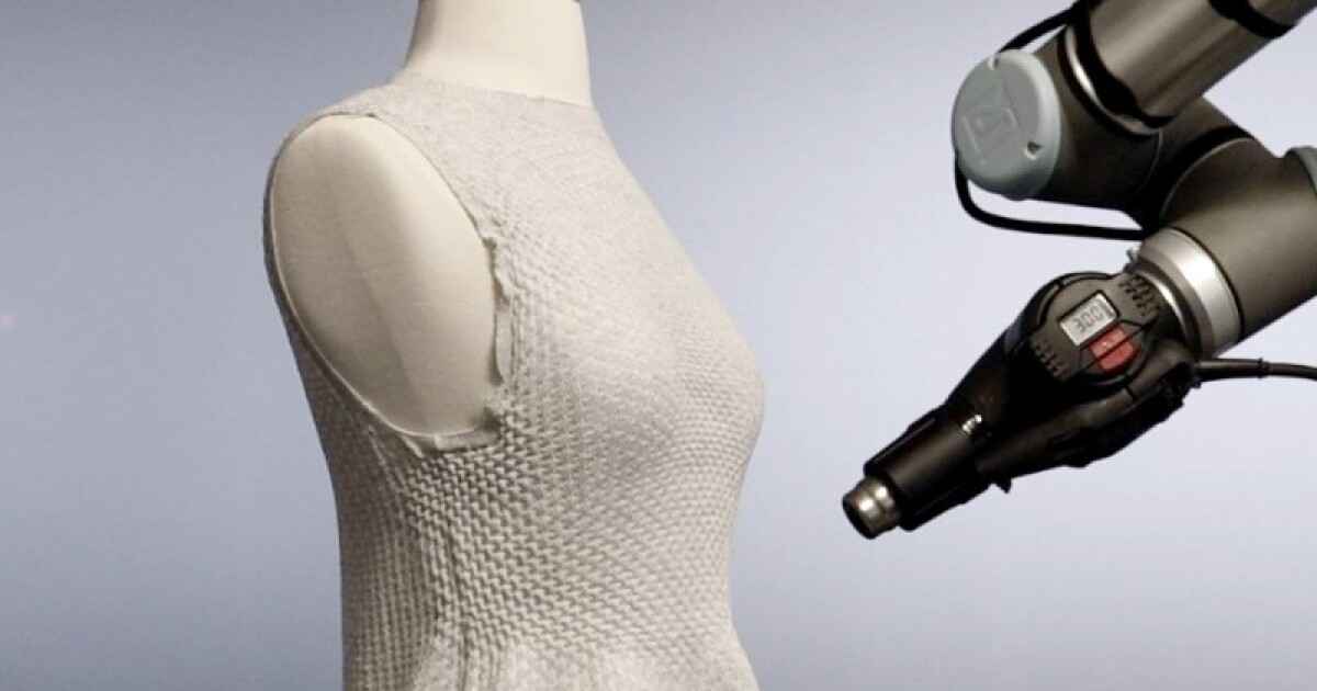 Un robot con una pistola de calor podría crear ropa a medida a bajo precio