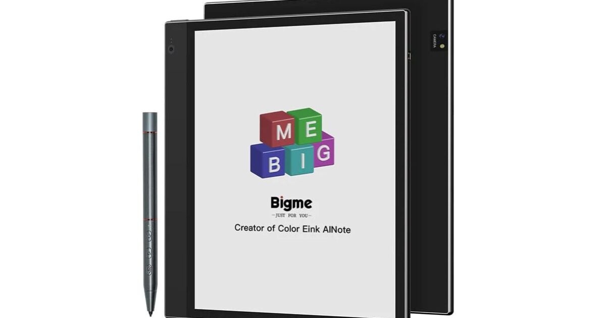 La última tableta E Ink en color de 10 pulgadas de Bigme es la primera en ejecutar Android 13