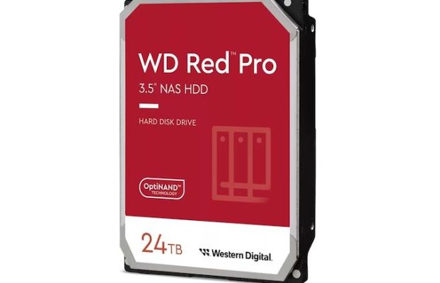 Western Digital lanza el disco duro Red Pro de 24 TB para NAS