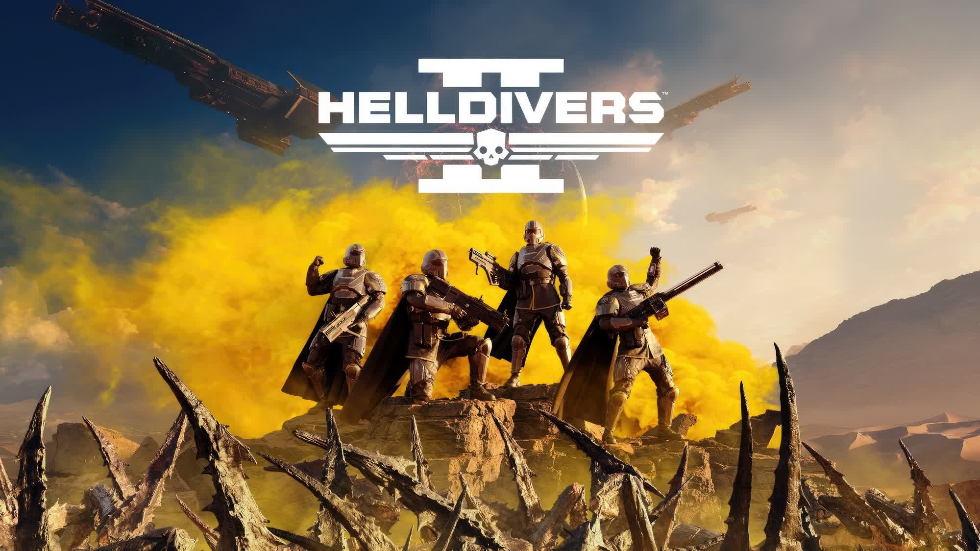 El recuento diario de jugadores de Helldivers 2 en Steam coincide con Modern Warfare II y Apex Legends