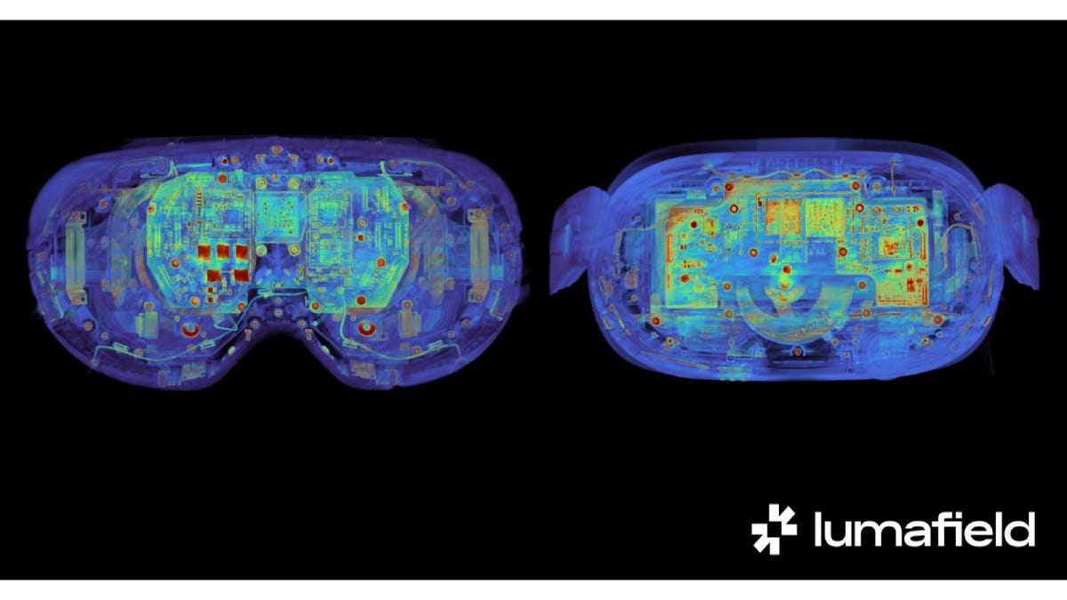 Las tomografías computarizadas nos dan un vistazo al interior de los auriculares Apple Vision Pro y Meta Quest