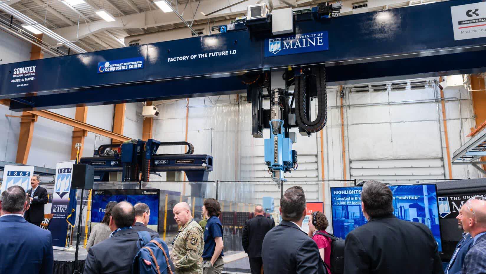 La Universidad de Maine bate su propio récord con la impresora 3D más grande del mundo