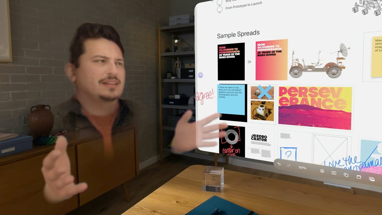 Apple Vision Pro agrega llamadas FaceTime 3D con Spatial Personas