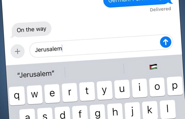 Apple solucionó el error de la ‘bandera’ de Jerusalén en el teclado de iOS 17.5
