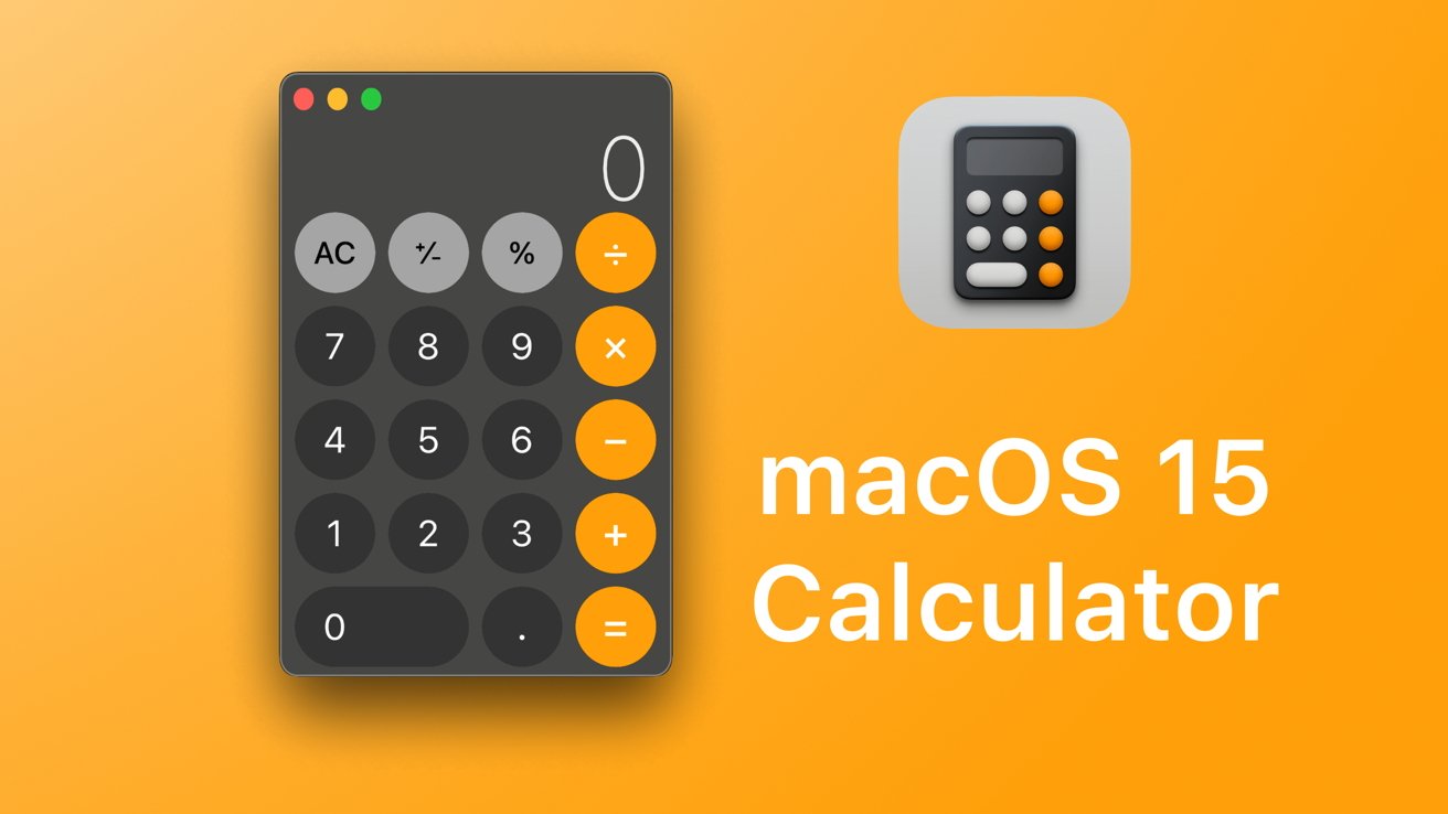 macOS 15 incluirá una Calculadora rediseñada con nuevas funciones