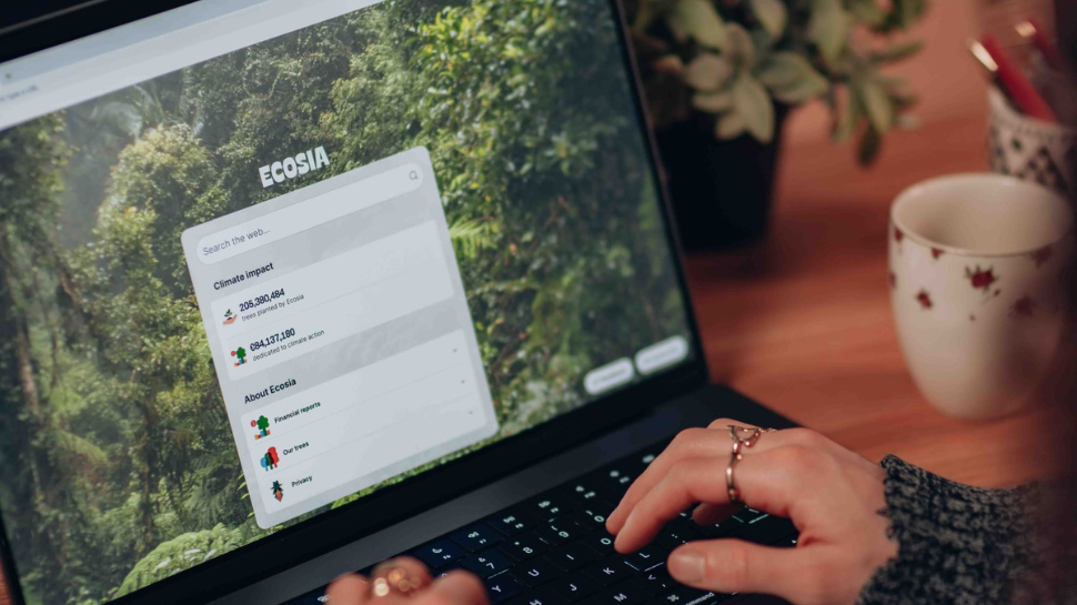 Ecosia lanza un navegador multiplataforma compatible con plantas